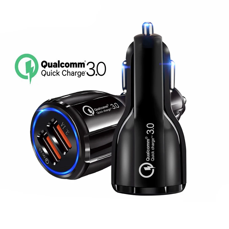 18W 3.1A автомобильное зарядное устройство Quick Charge 3 0 универсальный быстрое с двумя