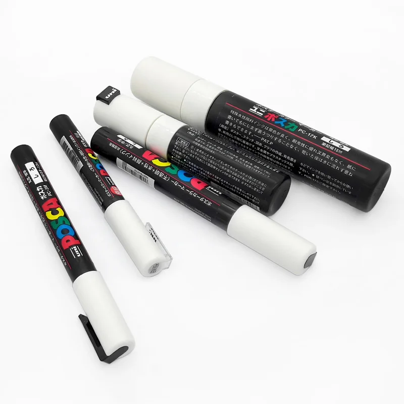 5 шт./компл. UNI Posca ручка для рисования смешанные отметки размеров каждый с 1 ручкой