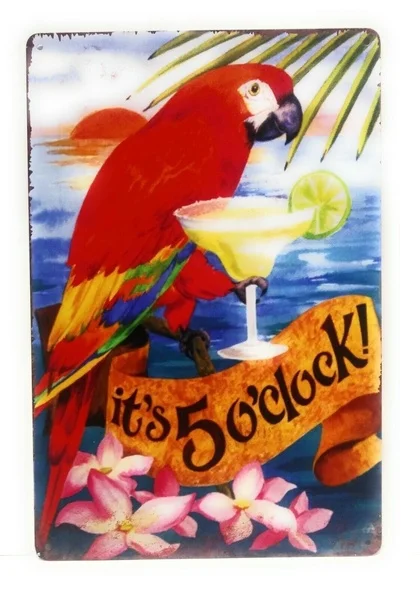 

Новый Винтажный металлический жестяной знак в стиле ретро, 5 часов, уличный гараж и дом, бар, клуб, кухня, гостиница, Настенный декор, металлич...