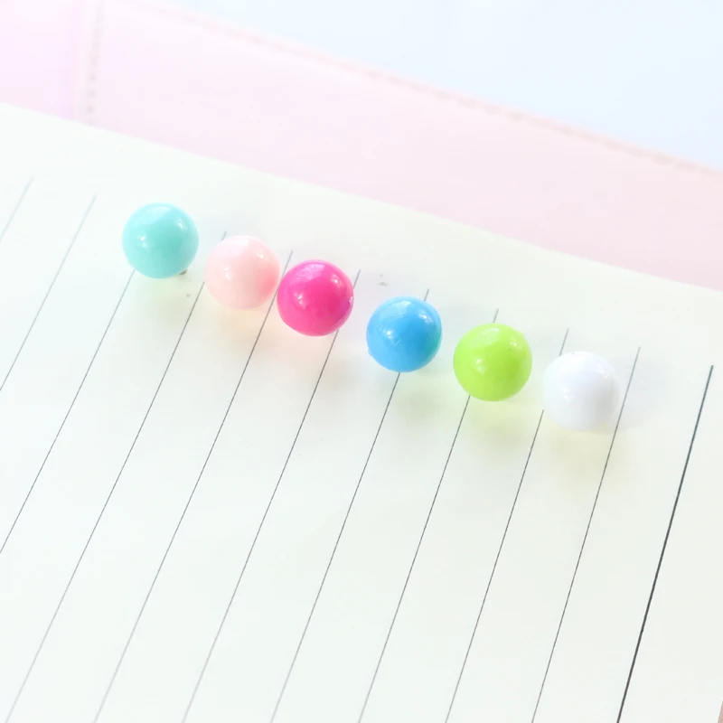 Domikee новые милые акварельные цветные офисные школьные бумажные карты нажимные