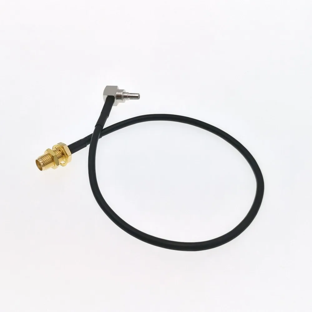 10 шт. CRC9 штекер правый угол к SMA женский разъем RG174 RF косичка кабель для 3g 4 г маршрутизатор модем 20 см 8"