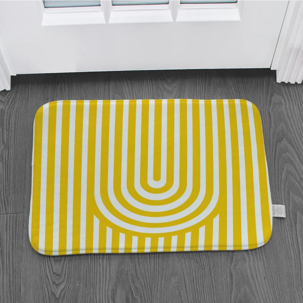 Нескользящий кухонный коврик с геометрическим принтом нескользящий современный