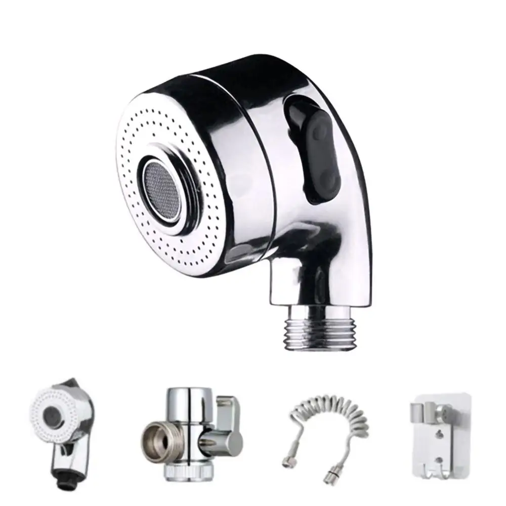 

Long flexible hose Bathroom Faucet External Shower Hand-held Telescopic Small Nozzle Set Shampoo Head Set
