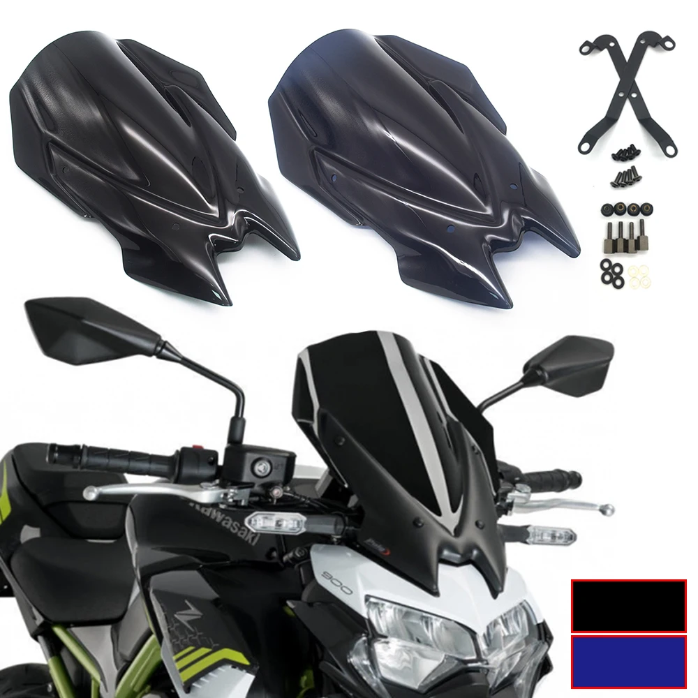 

Motorcycle accessories sports travel windshield sun visor windshield for Kawasaki Z900 Z-900 2020 2021 Z 900 '20 '21