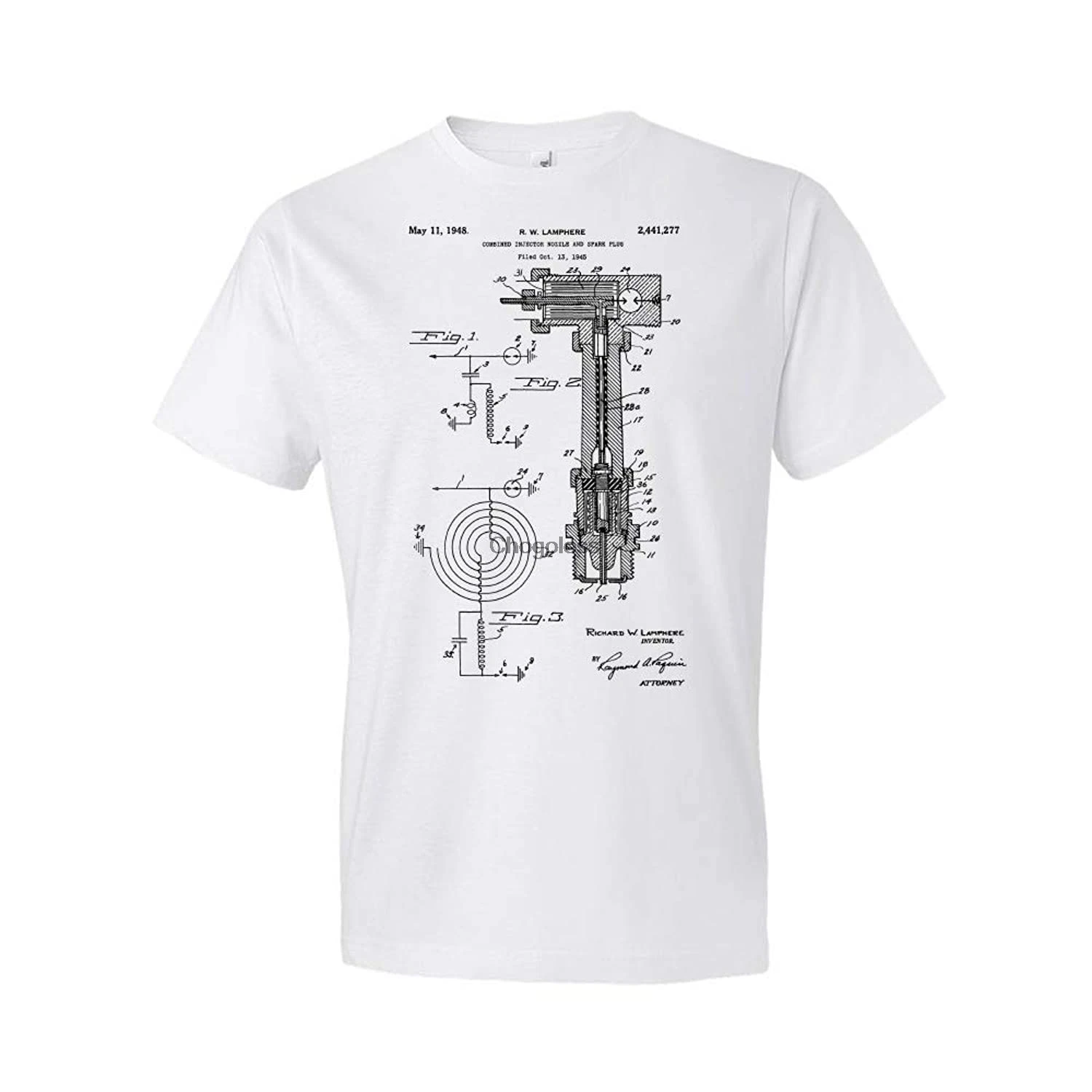 

Patent Earth Fuel Injector T-Shirt Mechanic Gift Repair Shop Car Parts Body Shop
