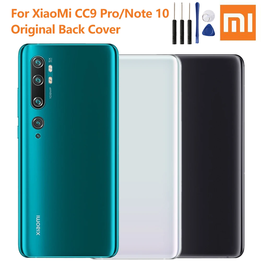 XiaoMi оригинальная стеклянная задняя крышка для Xiaomi Mi Note 10 Note10 CC9 Pro защитная