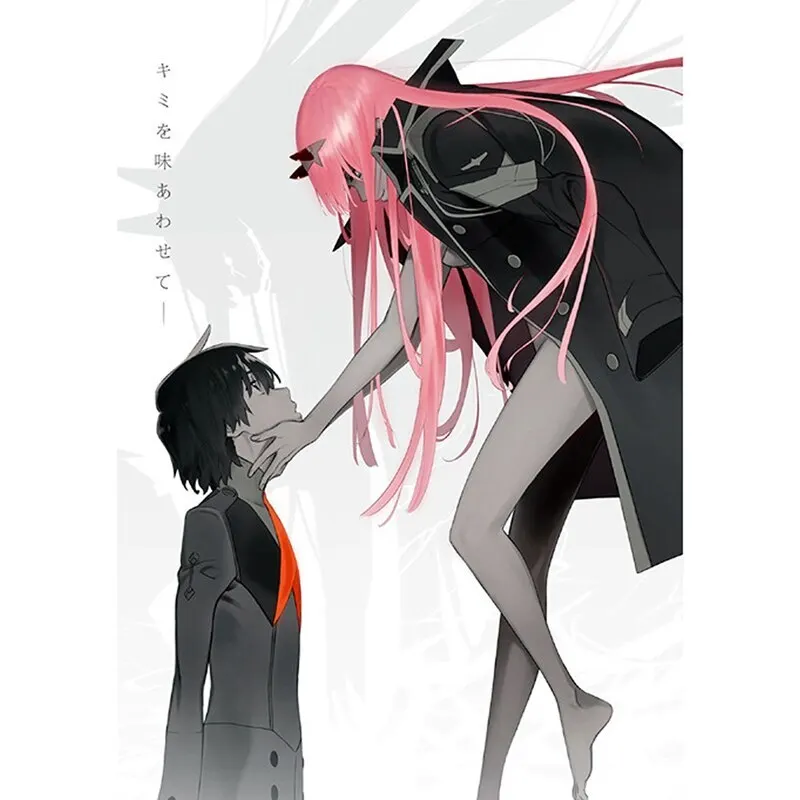 

2021 Darling In The Franxx Sexy Anime Figures Silk Prints Modern Painting Posters Wall Art Pictures For Living Room Decoration