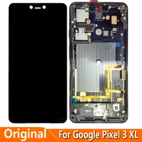 original 6 3 for google pixel 3 xl lcd display with frame touch screen digitizer assembly for google pixel xl3