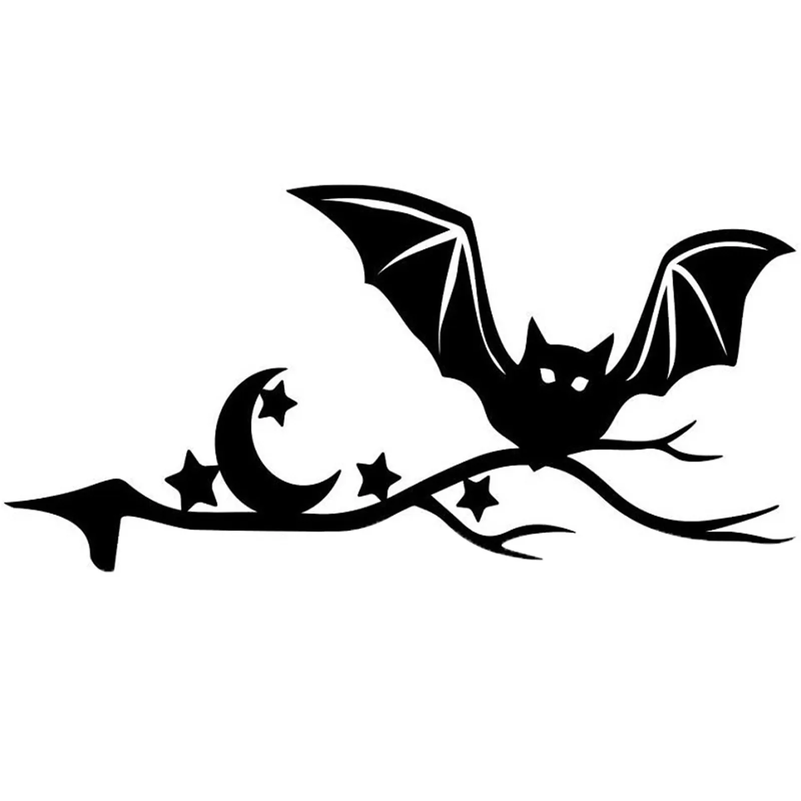 Хэллоуин украшение для дома металлические подвески летучая мышь арт-деко