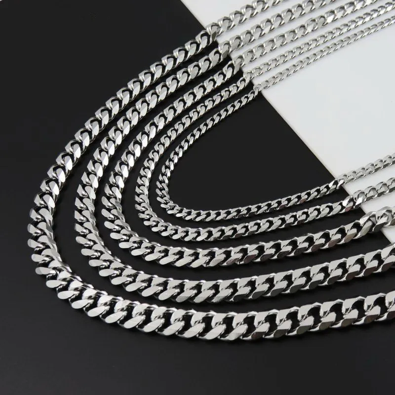 Нержавеющей стали мужские ожерелья с подвесками Снаряженная Кубинский звено