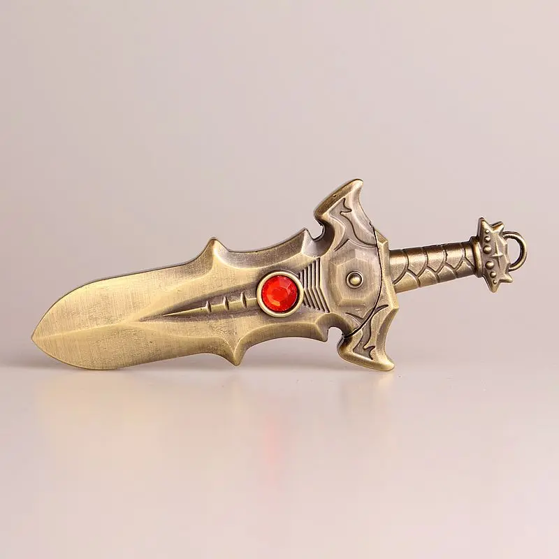 Креативная турбо зажигалка с мечом компактная струйная Бутановая газовая