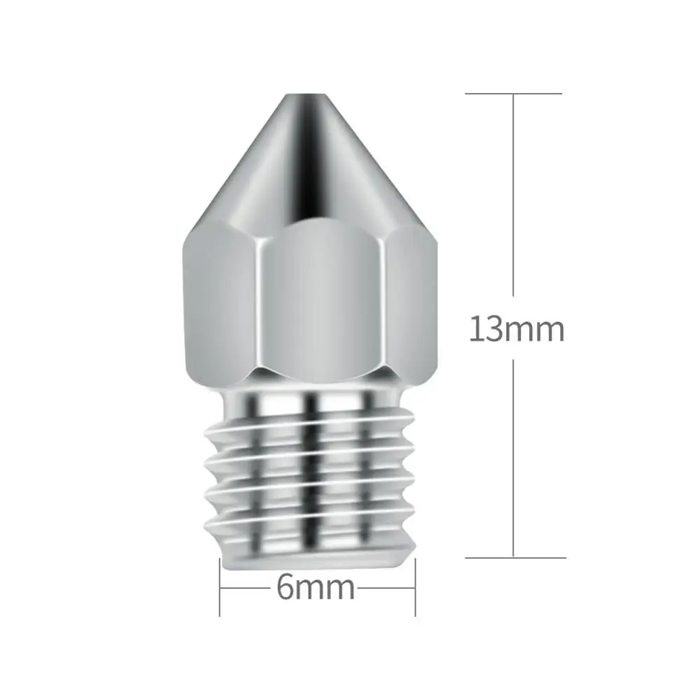 CREALITY 3D Printer Parts 5pcs/Lot Tungsten Extruder Nozzle Mix Size 0.2mm 0.3 mm 0.4mm 0.5mm 0.6mm | Компьютеры и офис