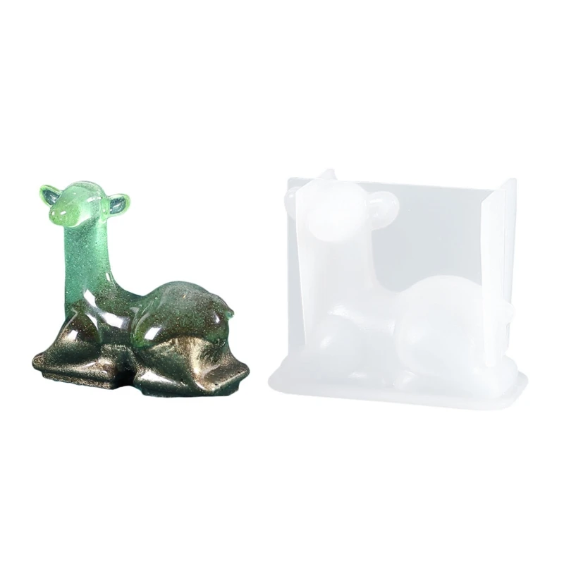 

Deer Stand Resin Molds for Jewelry Organizer 2PCS Fawn Antlers Silicone Molds Se