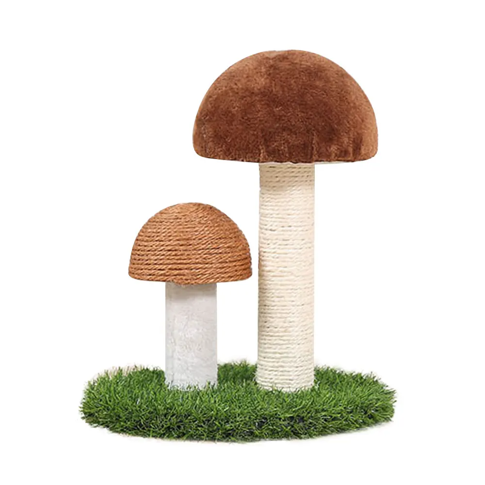 

Котенок милые грибы царапины доска Мебель защитить здоровье питомца сизаль большой износостойкий коврик-Когтеточка игрушка