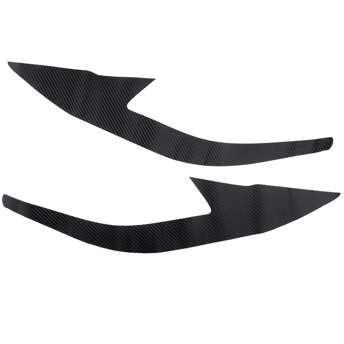 

1 пара автомобильных фар, накладка на глаза, наклейка, отделка для Nissan Altima 2016 2017 2018, виниловый 3D черный стиль из углеродного волокна