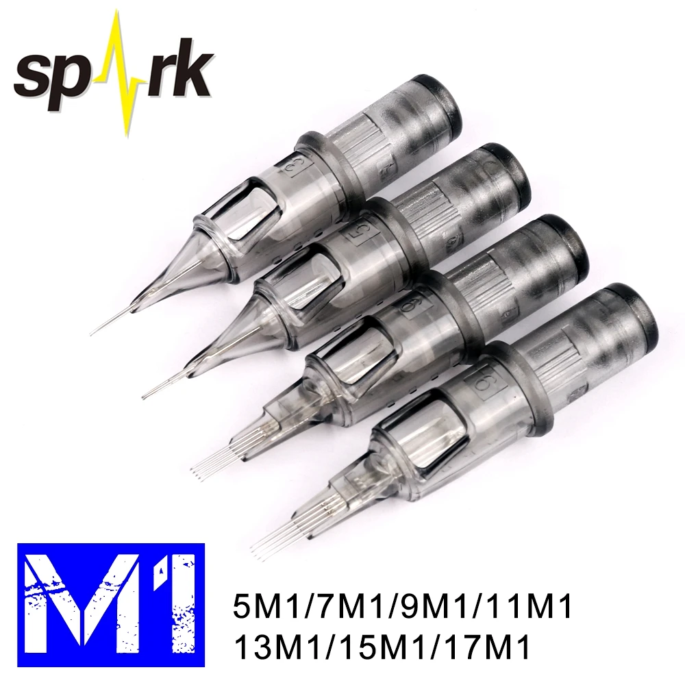 10 шт./партия SPARK Smoke gray иглы для татуировки Magnum#12 0,35 мм agujas Иглы для татуировки Картридж ручка