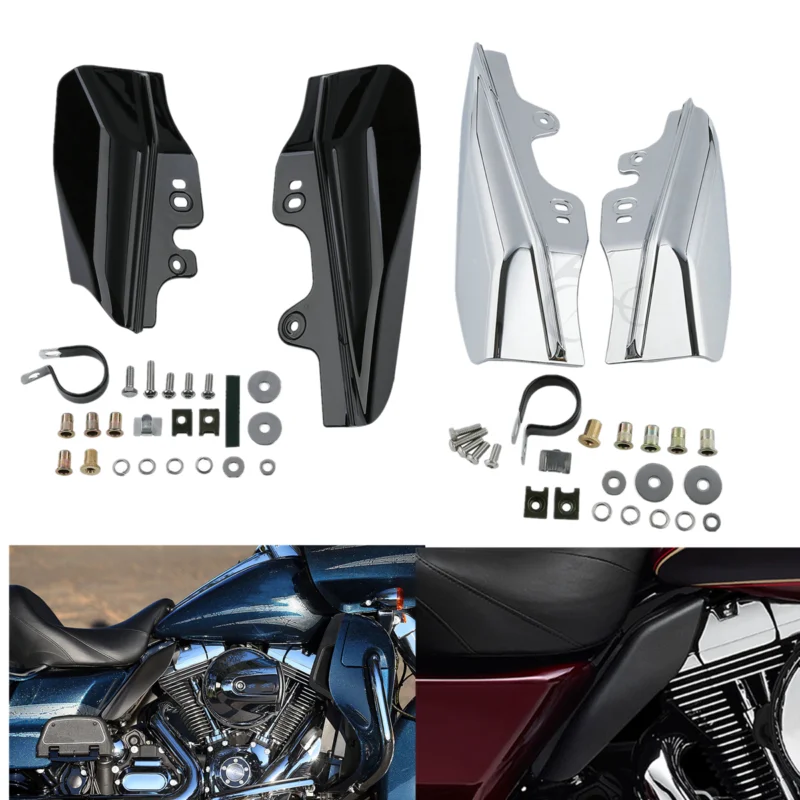 Дефлекторы воздуха со средней рамой двигателя под сиденьем для Harley Touring Road King Electra