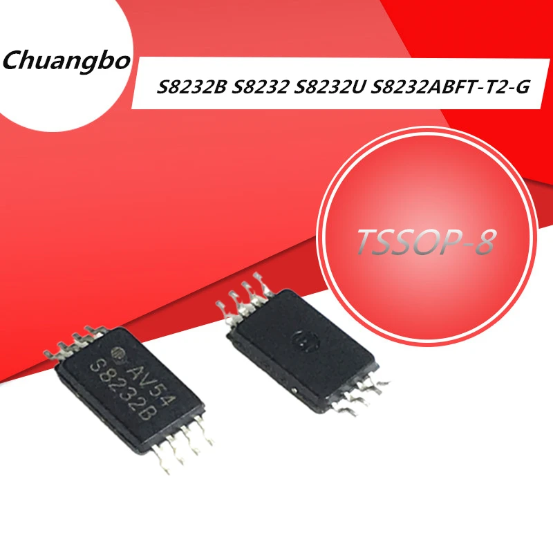 5PCS S8232ABFT-T2-G S8232B S8232 S8232U TSSOP8 IC