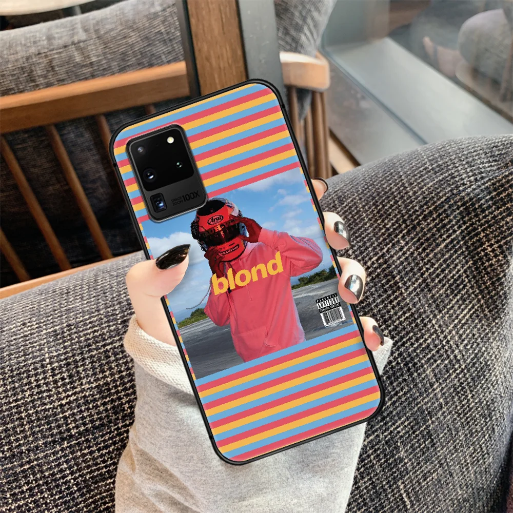 

Franke Blond Oceane Singer Phone Case Cover Hull For Samsung Galaxy S 7 8 9 10 e 20 FE edge uitra plus Note 9 10 20 black