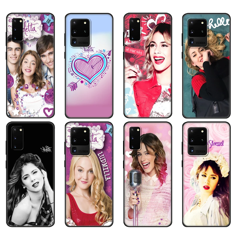 Черный чехол из ТПУ для Samsung galaxy S20 /S20 PLUS/S20 ultra/S20 + /S20FE задняя крышка Виолетта ТВ-шоу