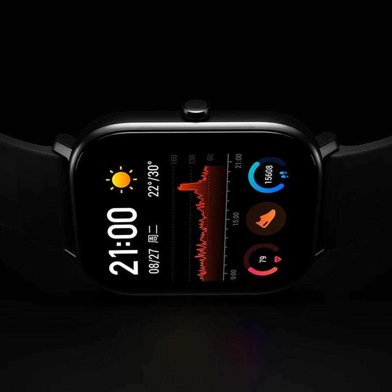 Предпродажа Amazfit GTS Глобальная версия Умные часы SmartWatch GPS Бег Спорт ЧСС 5ATM Водонепроницаемый браслет AMOLED Amazfit