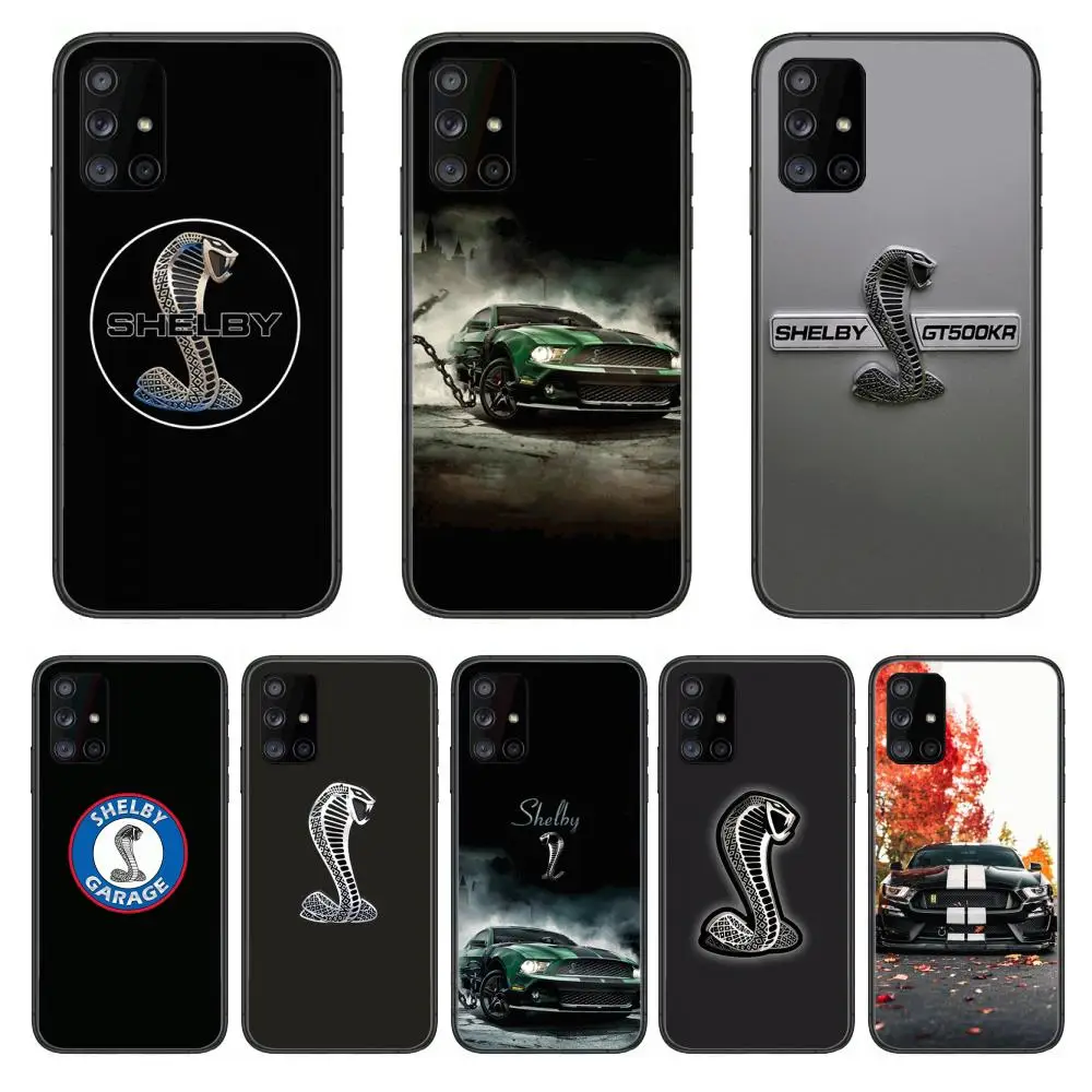 

Case Cobra sports car RS Phone Case Hull For Samsung Galaxy A 90 50 51 20 71 70 40 30 10 80 E 5G S Black Shell Art Cell Cover