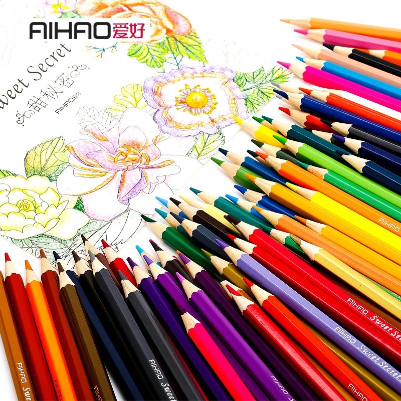 Aihao 48/72 масляные цветные карандаши для рисования письма школьные и офисные
