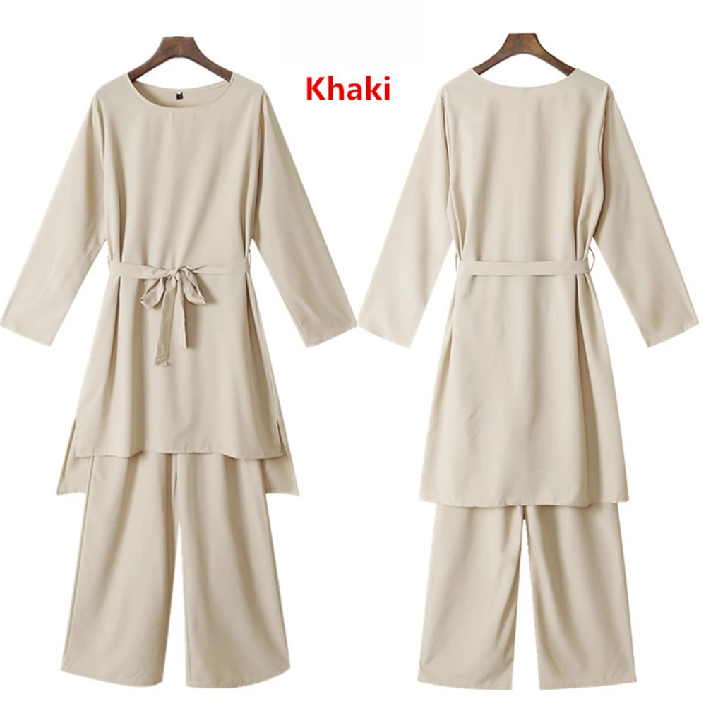 2021 комплект из двух предметов Абая для мусульман Дубай турецкие топы штаны