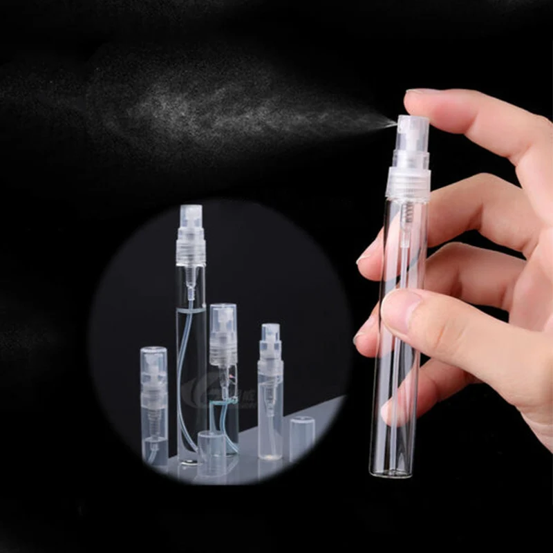 5 шт. портативный мини флакон для духов прозрачный спрей стеклянная Пустая