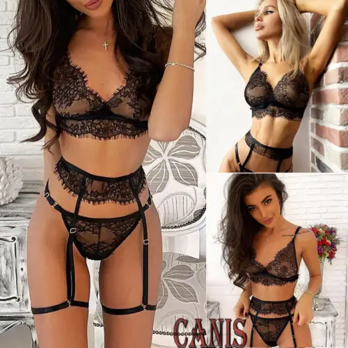 Женский сексуальный комплект нижнего белья женское кружевное белье ночное