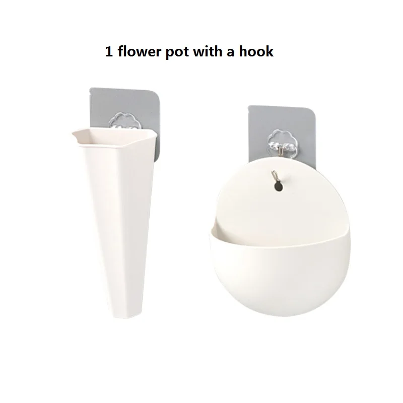 Креативный настенный силиконовый цветочный горшок подвесной с зелеными