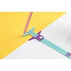 Измерительный инструмент 5 в 1, скользящий калибр, инструмент для лоскутного шитья, линейка портного, аксессуары для домашнего использования