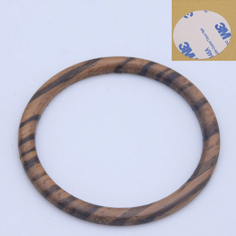 38mm Zebra Wood Bezel Insert SKX Case Bezel For SPRD Turtle SKX007 Case Sub Divers Men's Watches Replace Watchmaker Repair