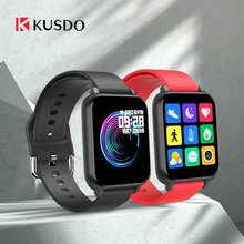 KUSDO 2020 New Smartwatch IP67 Waterproof Smart Watch Men Women Sport Fitness Bracelet Health Monitor For Xiaomi Apple Android