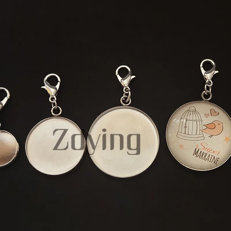 Zdying Милая балерина маленькая девочка силуэт талисманы стекло Русалка балет