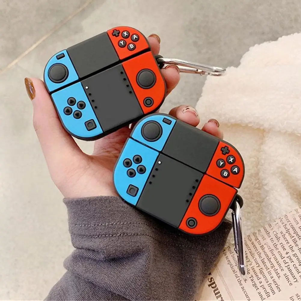 

Hot Sale Silicone Classic Game Console Retro Earphone Headset Shell Earphone Case Cover For Apple 1 2 3 Wireless Bluetooth