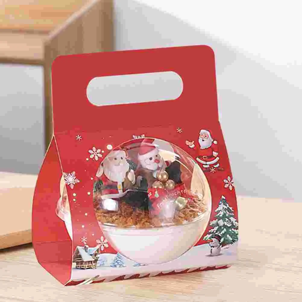 12 наборов декоративных подарочных упаковочных коробок рождественские