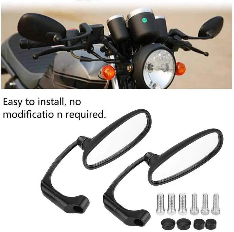 Мотоциклетное боковое зеркало заднего вида с 8/10 мм винтами Универсальные