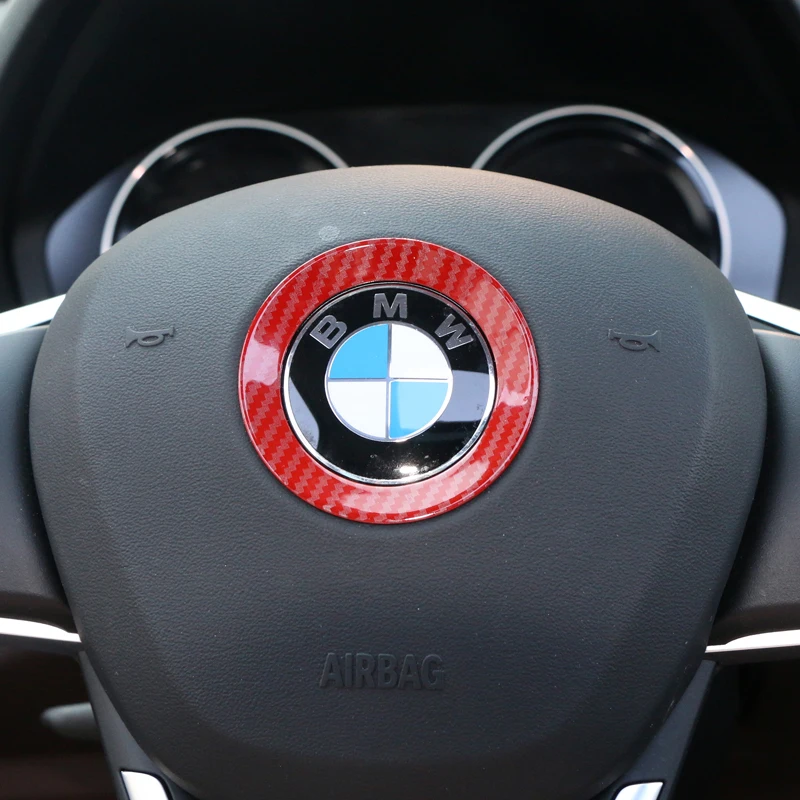 Декор для центра руля автомобиля модифицированные наклейки-кольца BMW 1 3 4 5 7 серии