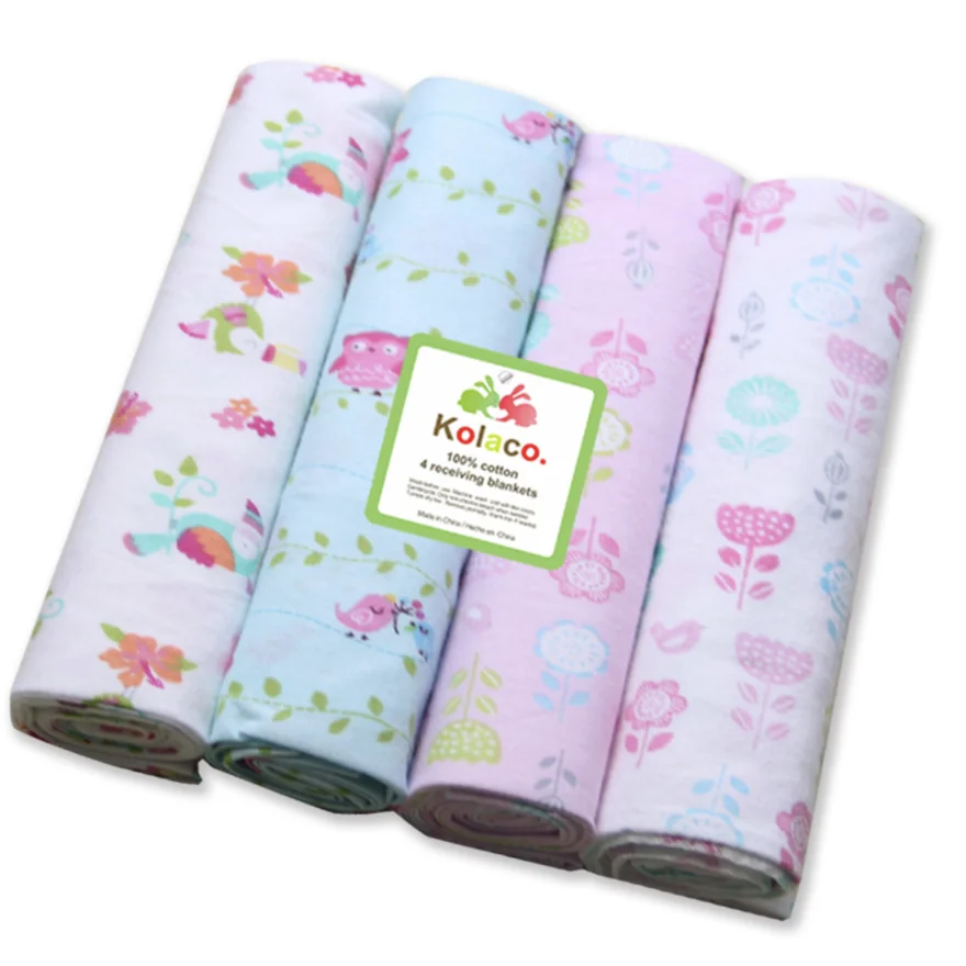 Детское одеяло детское для приёма ватное младенцев 4 шт./компл.|receiving blankets|baby receiving