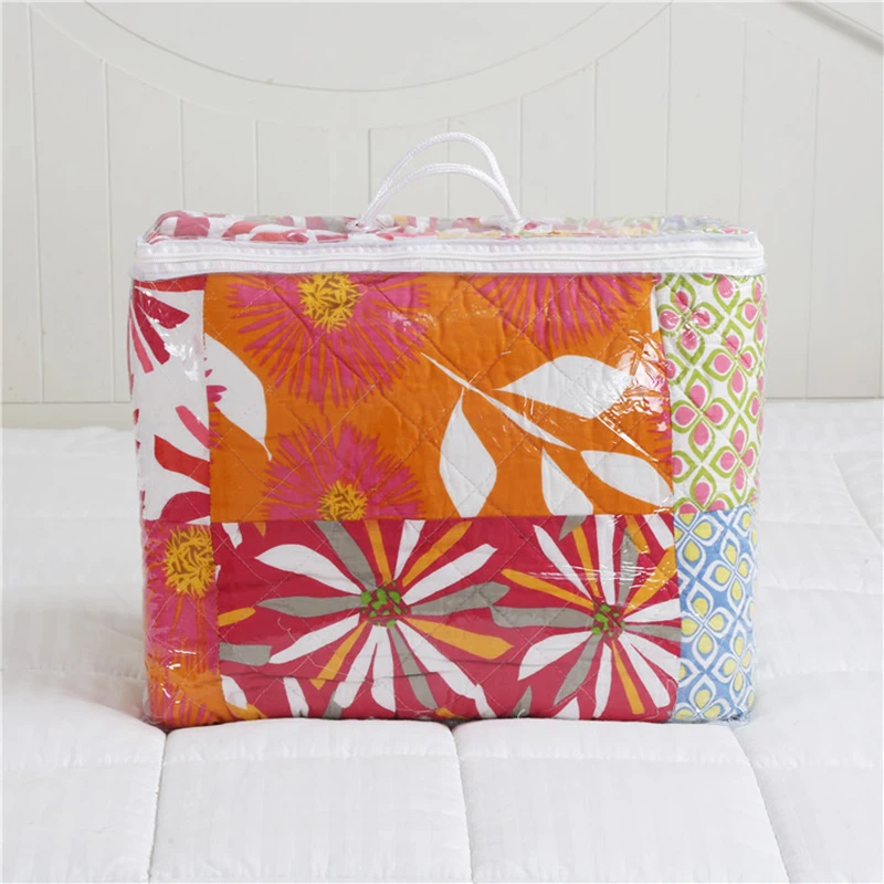 3Pcs Bedding Set Quilts with Pillowcase 230CM*250CM King Size Coverlet Cotton Fabric Colorful Patchwork Summer Blanket QT016 | Дом и сад