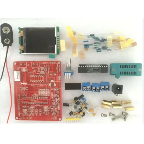 DIY наборы Mega328 тестер транзисторов LCR Емкость ESR измеритель PWM TFT ЖК генератор|esr meter