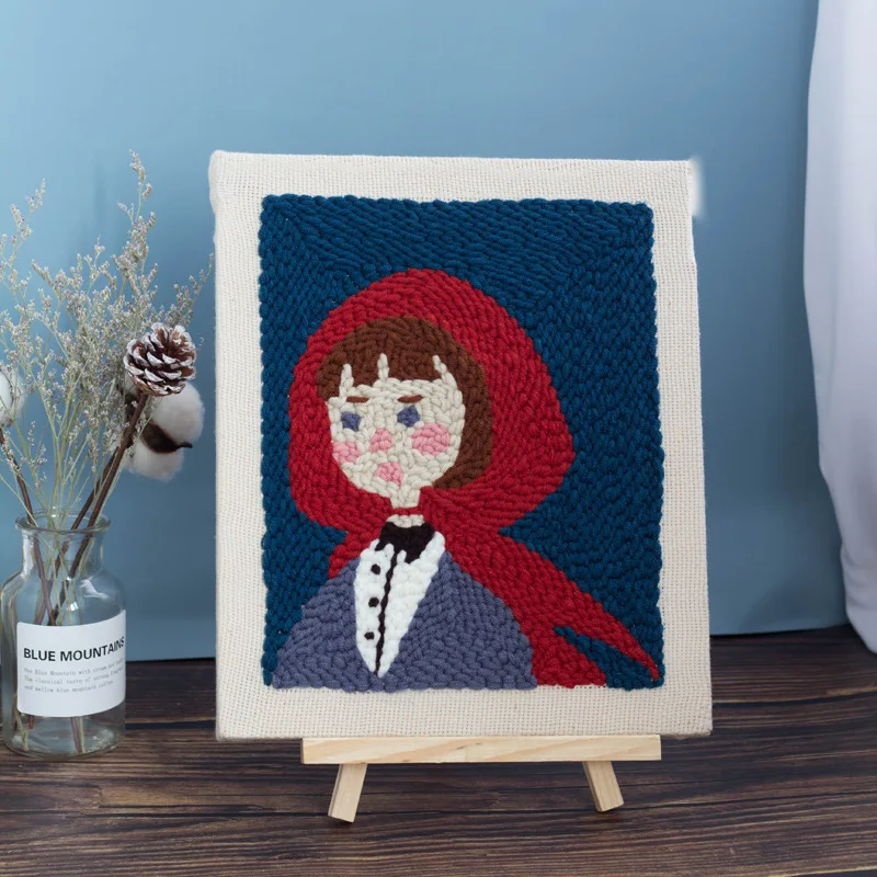 Набор для вышивания из мультфильма сделай сам шерстяная игла вышивки крестом с