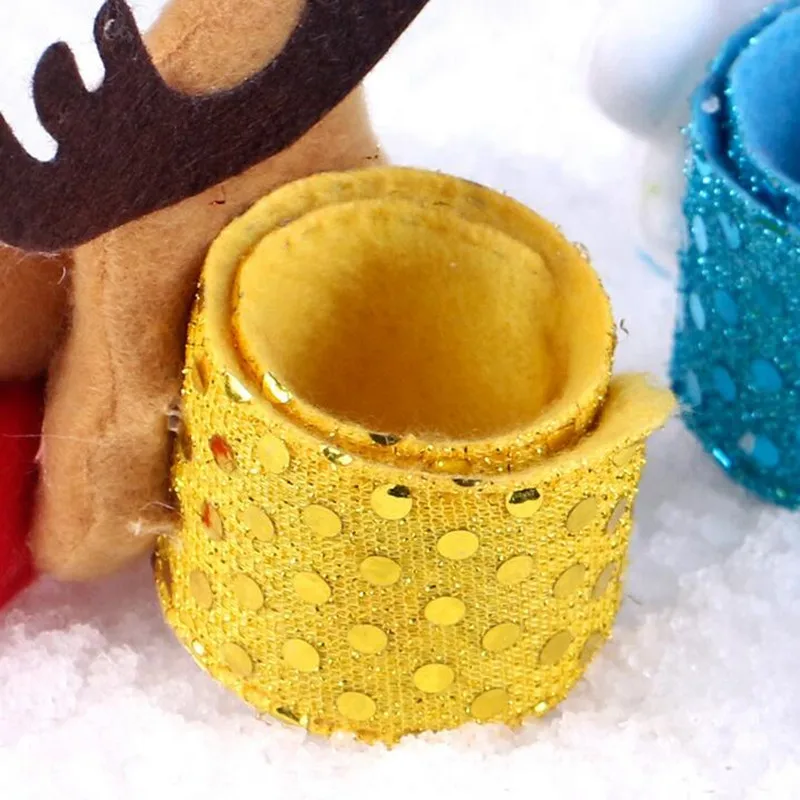 

Multi Pattern Sequin Pops Circle Bracelet Wristband Halloween Christmas Pat Costume Party Accessories