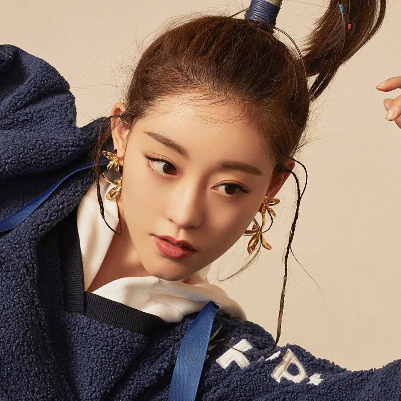 Элегантные женские винтажные серьги в виде цветка орхидеи высококачественные