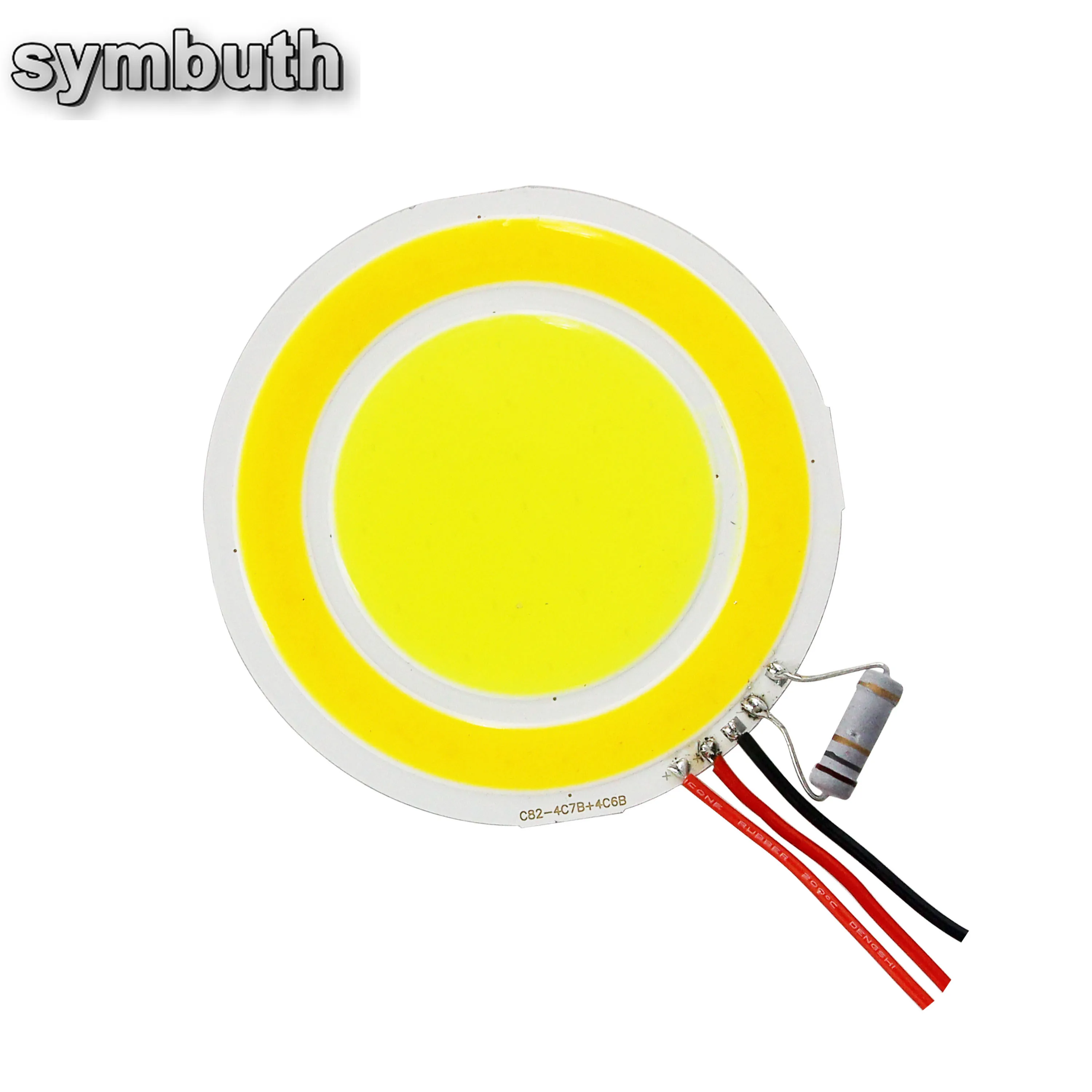 Symbuth DC 12 В 82 мм круглый двухцветсветодиодный ОД COB чип на плате модули 4 Вт для DIY