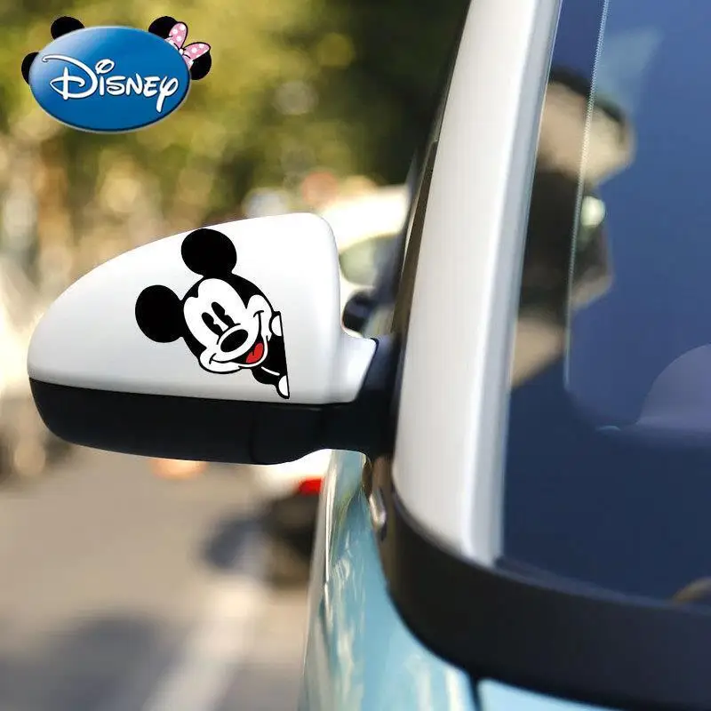 

Disney Personality Mickey Mouse Creative Decorative Sticker Cartoon Mickey Mouse Car Car Sticker Scratch Cover Door Sticker