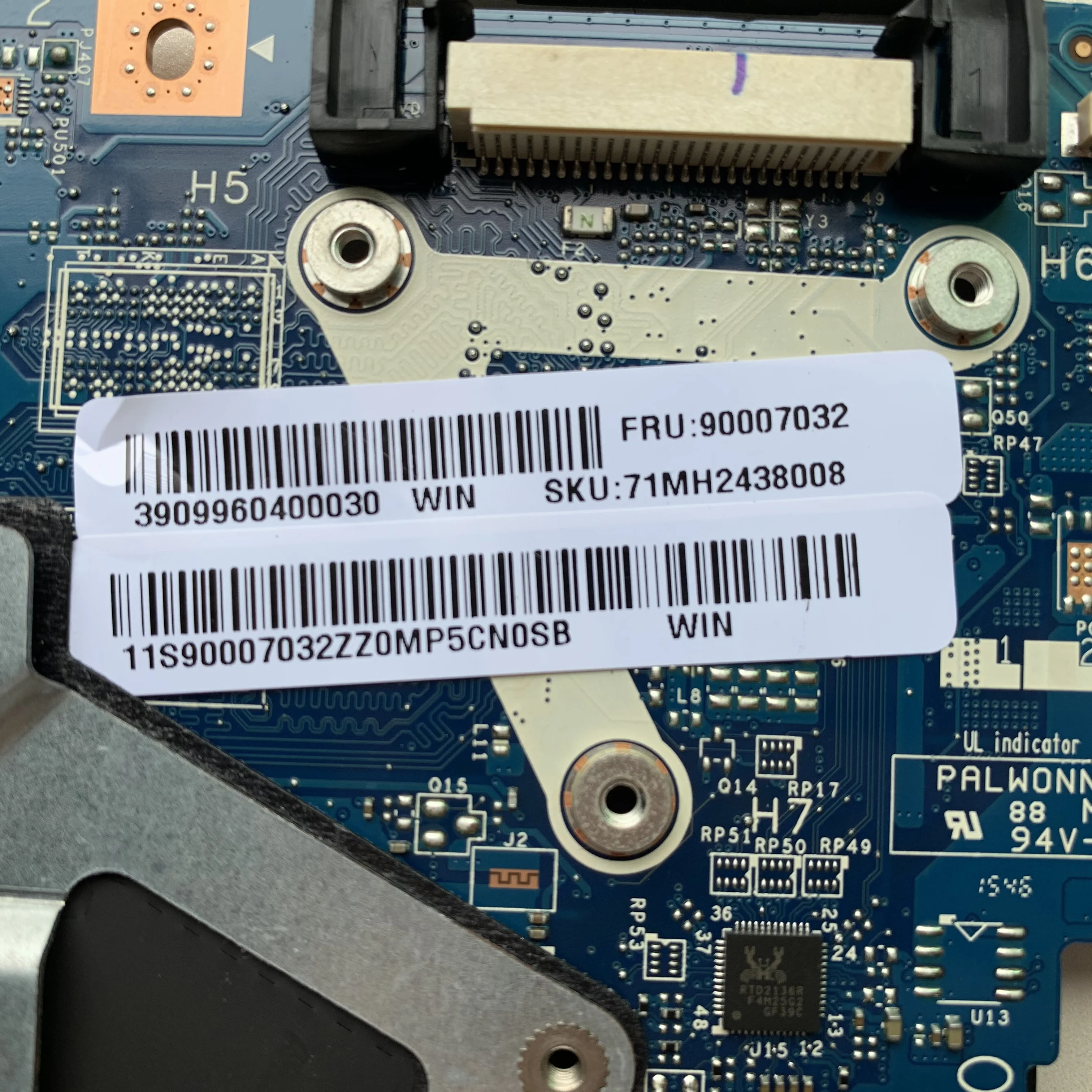 SZWXZY для Lenovo C260 AIO Laptop ZAA00 LA-B001P мех 90007033 90007032 Вт/SR1UU J1800 CPU материнская плата 100%