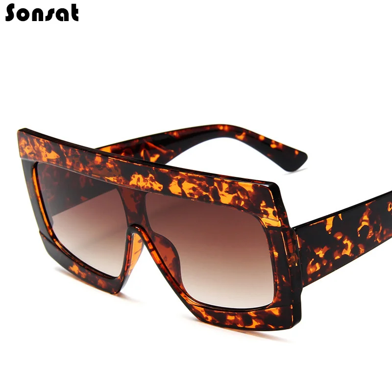 2021 классические пластиковые модные роскошные брендовые большие квадратные