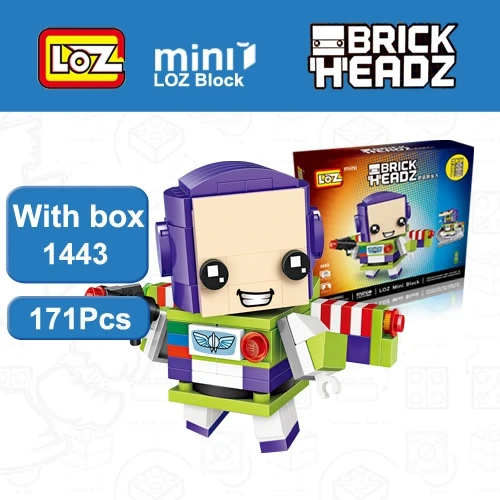 LOZ 1443 with box LOZ клоун мдональд Рональд Humburger Мини Строительные блоки 249 шт кирпичная голова фигурка игрушка подарок для детей в возрасте 6+ официальный авторизованный - Цвет: LOZ 1443 with box